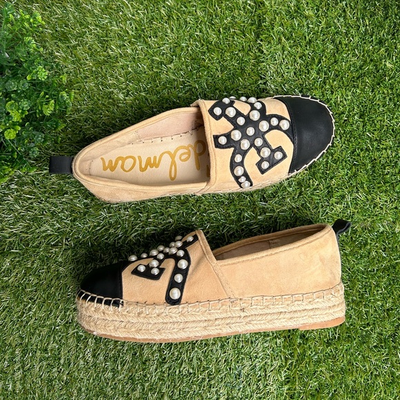 Sam Edelman Celton Espadrille -
Natural Nude 1 1/2 “ heel height size 7 women - Picture 8 of 16